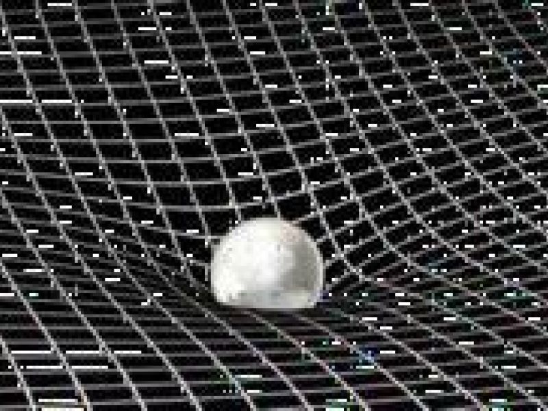 black and grey graphic showing gravity