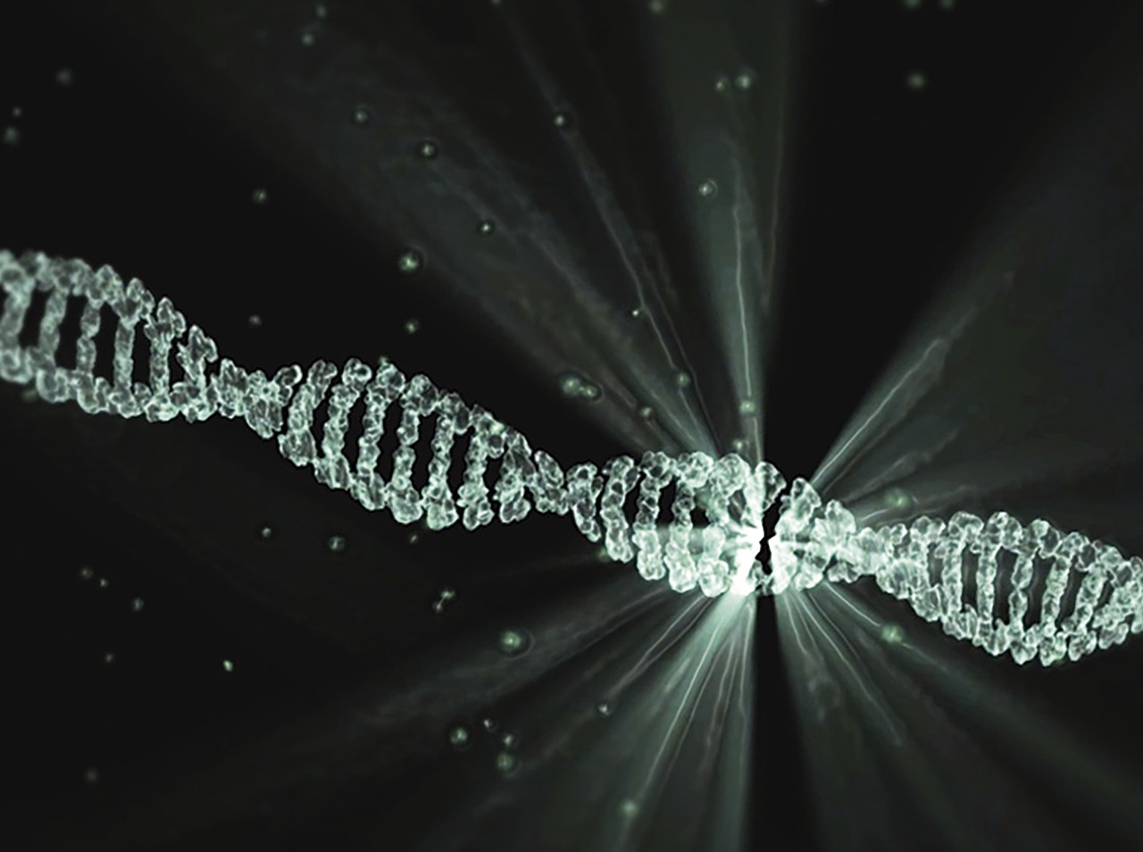 Graphic of a DNA molecule