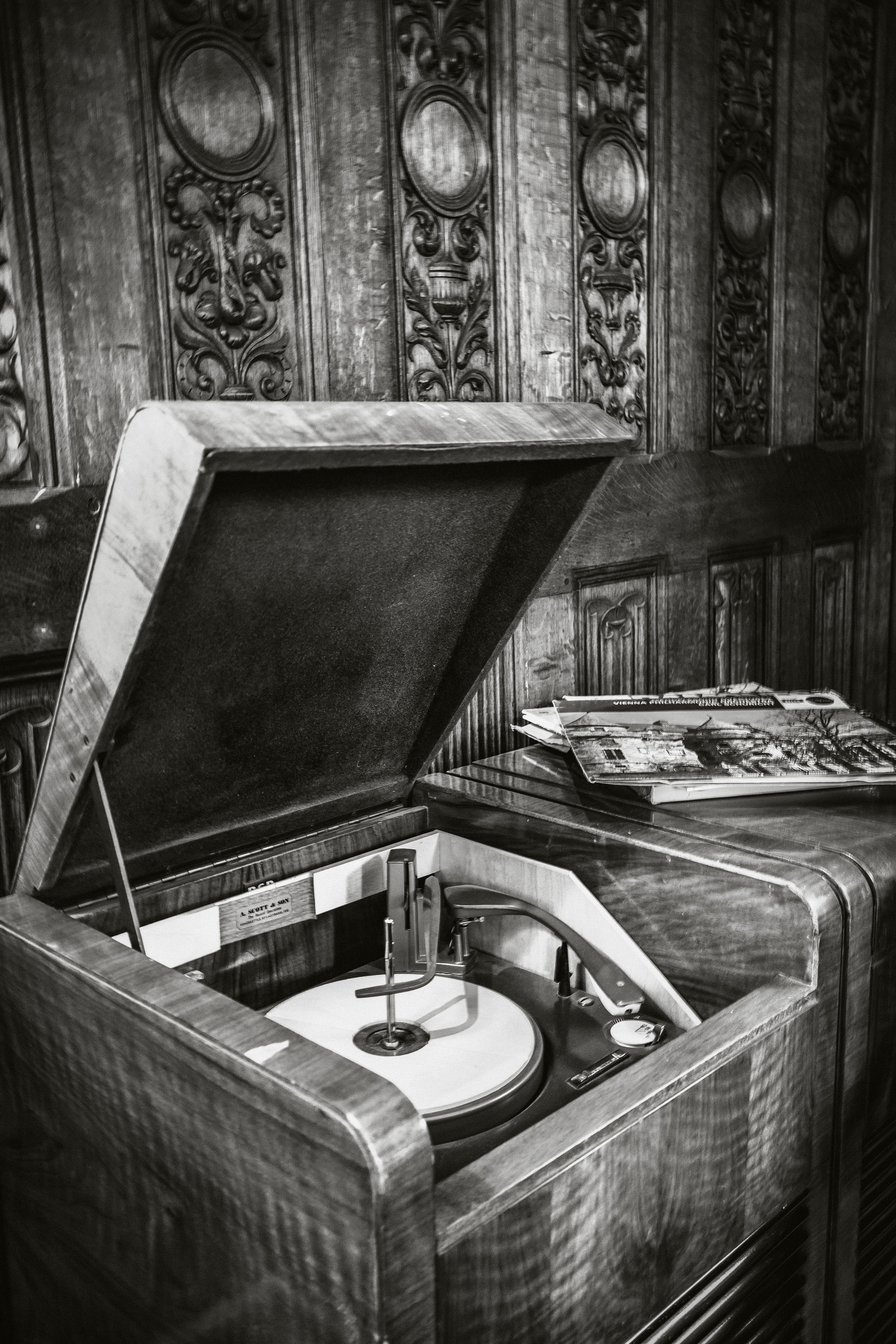 Vintage record player
