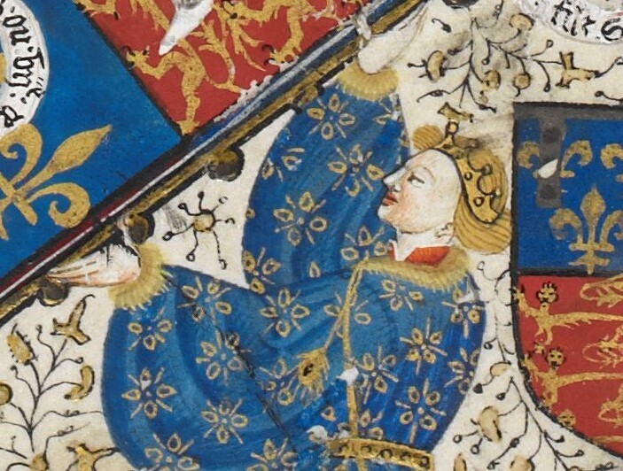 Medieval illustration of Richard Plantagenet