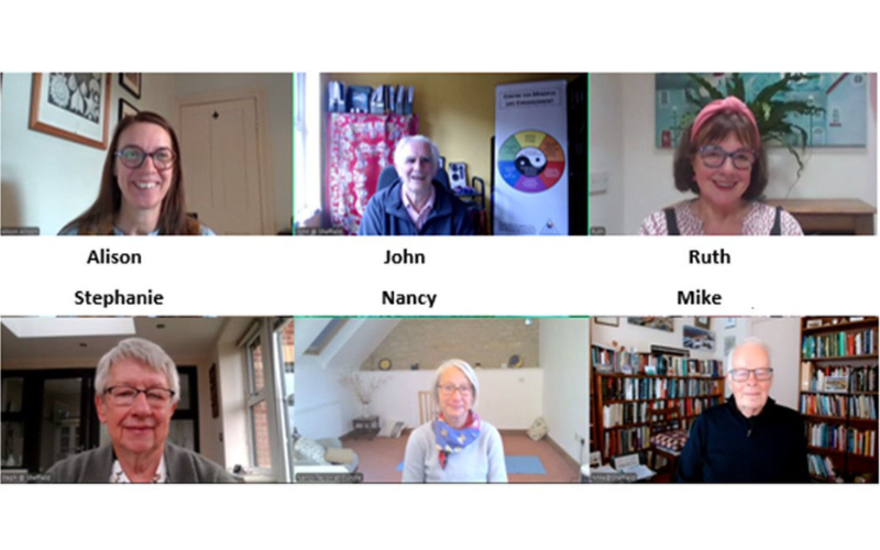 Screenshot of the mindfulness and meditation team