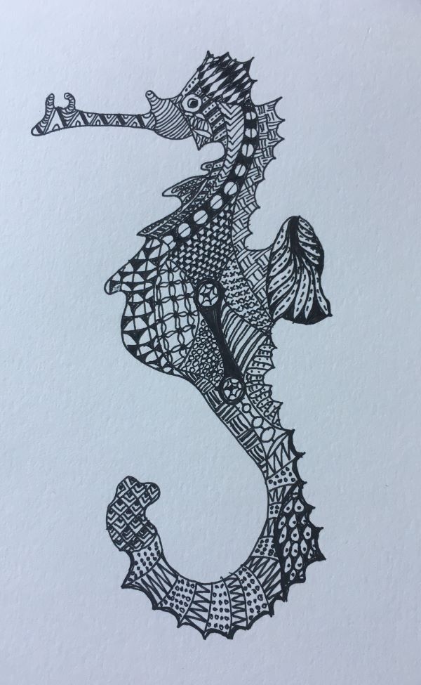 'Zentangle' by Sue Gibson, Whitwick & District u3a