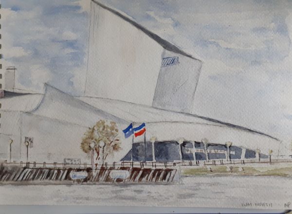 'Imperial War Museum North' by Anne Pearson, Hale & District u3a