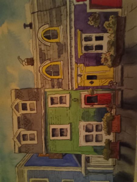 'Jelly Bean Houses' by Jill Foley, Chester u3a