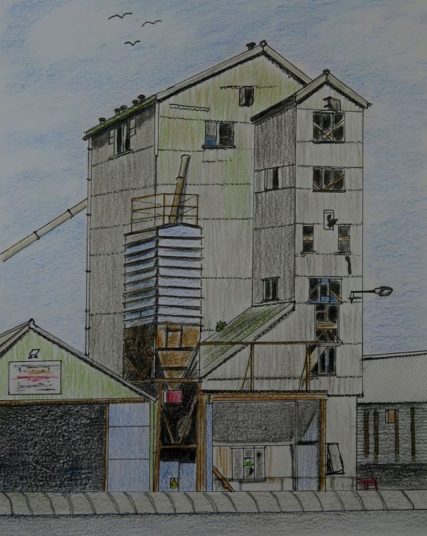 'The old Flour Mill, Maldon' by Ian Weatherley of Witham & District (Essex) u3a.