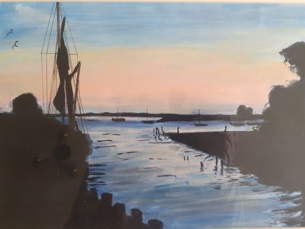 'Lower Hardres and the barge Edith May' by Tricia Swift, Thanet u3a