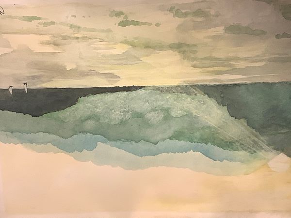 'Sailing at Dawn' by Sue Matthews, Hammersmith u3a