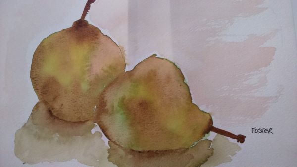 'Pears' by Sandra Foster, Belfast u3a