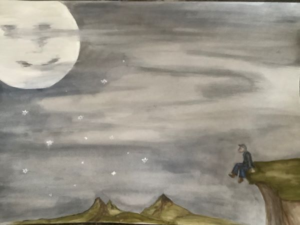 'The Moon' by Susie Shaw, Hawkwell Village u3a