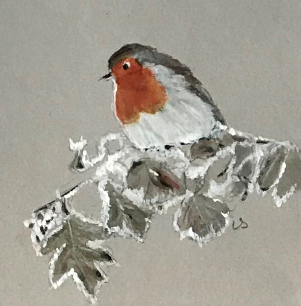 'Robins' by Valerie Salveson, Camberley u3a