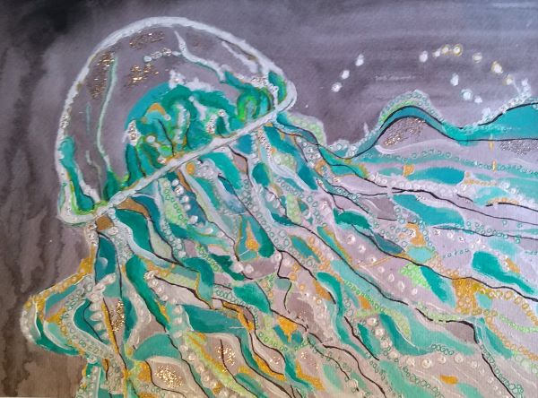 'Jellyfish' by Liisa Brown of Hartley Wintney u3a