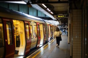 A London underground station