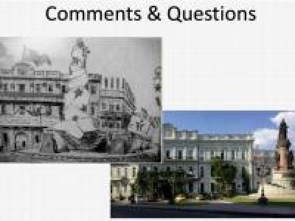 two images of buildings overlapping each other 