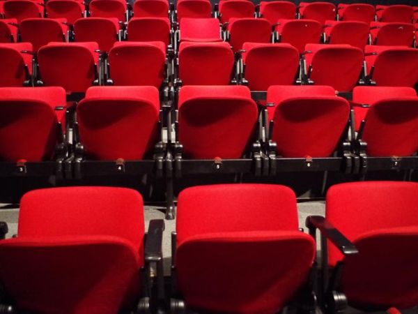 Red theatre seats