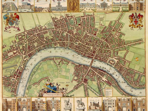 Map of 17 Century London 