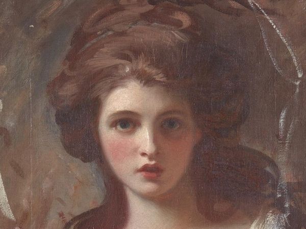 Romney painting of Emma Hamilton as Circe
