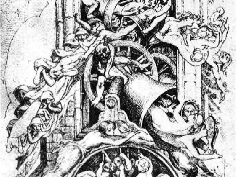 Illustration from Dickens' 'The Chimes'