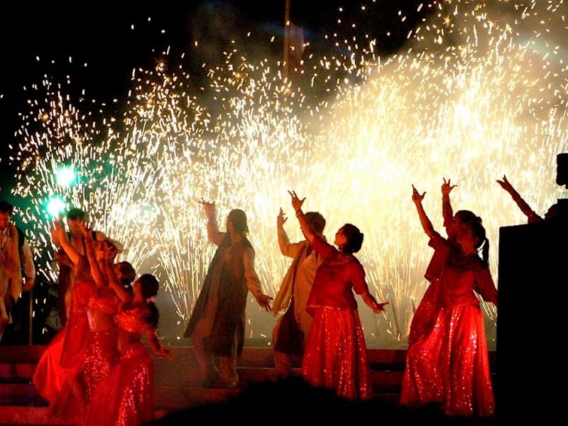 photo of bollywood dancers