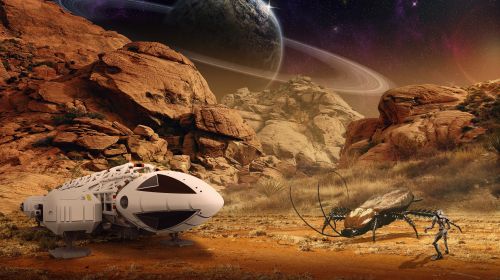 science fiction landscape