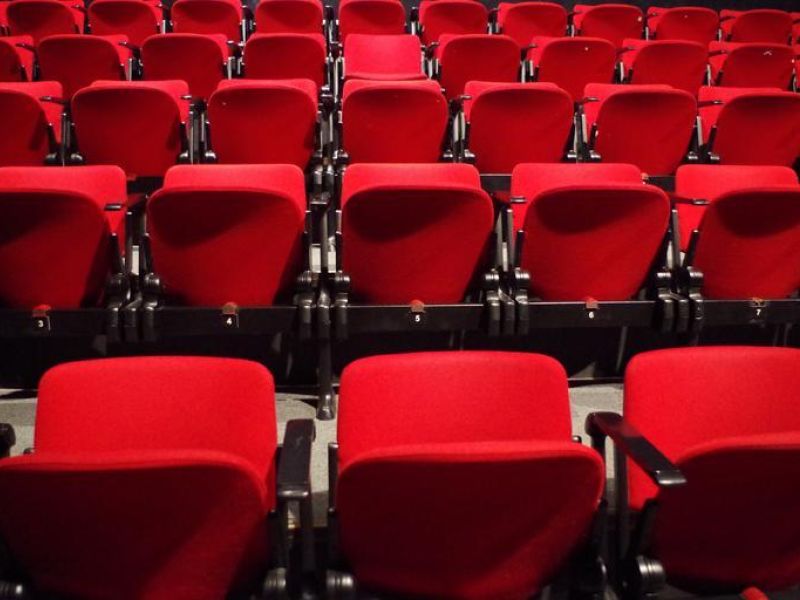 Red theatre seats