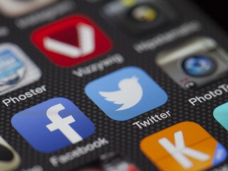 Photo of social media icons