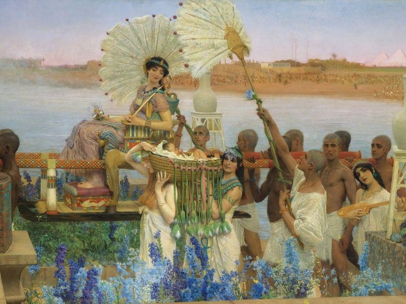 The finding of Moses, Alma-Tadema