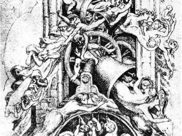 Illustration from Dickens' 'The Chimes'