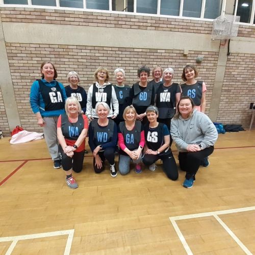 Photo of a walking netball team