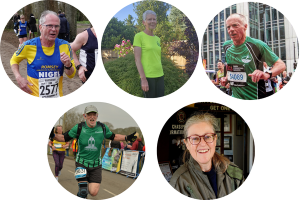 From left to right, top to bottom: Romsey Archway u3a member Nigel, Rickmansworth u3a member Frances, Chorleywood u3a member Rik, Lymm & Thelwall u3a member Duncan, Haslemere u3a and Guildford u3a member Elizabeth.