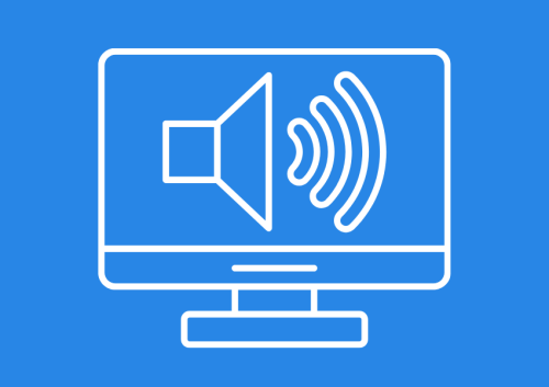 simple icon of a screen reader