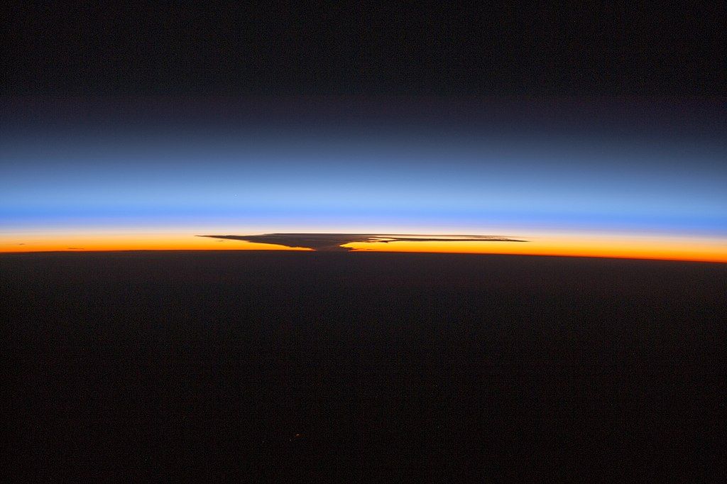 Photo of the ozone layer