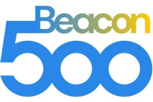 A logo that says Beacon 500