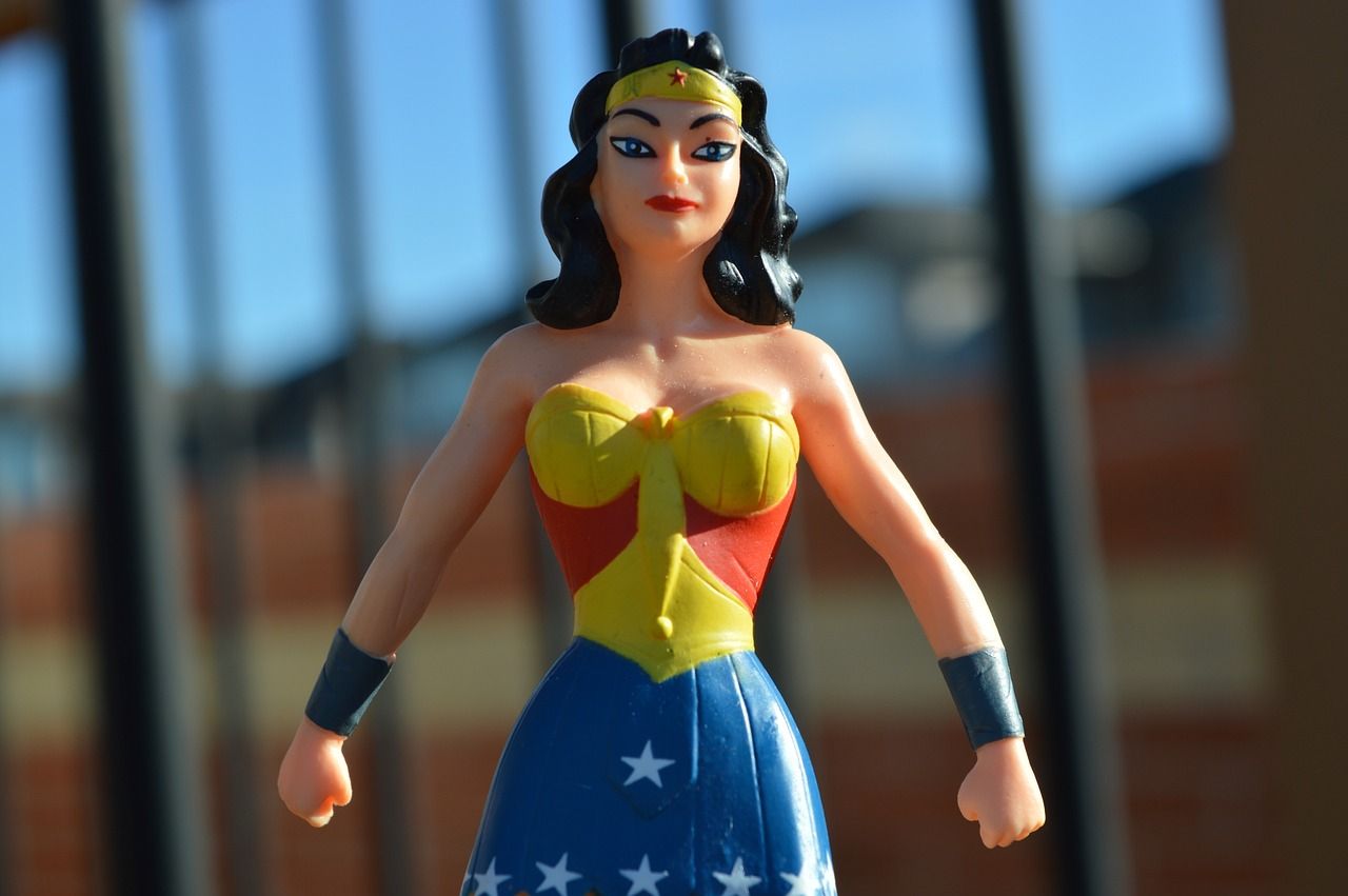 Photo of a Wonder Woman action figure